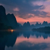 The dawn of Li river
